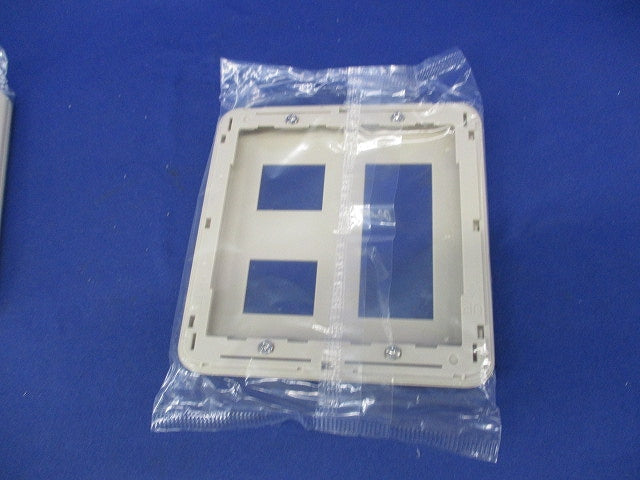 コンセントプレート5コ用(4枚入)(ベージュ)(新品未開封) WTF7005