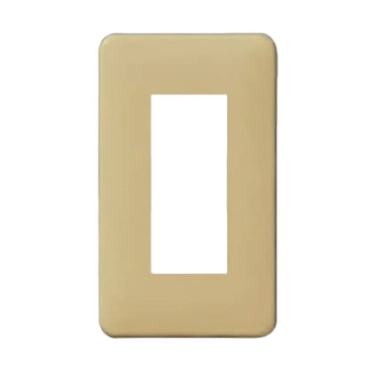 フルカラーモダンプレート3個用 ダークベージュ 10個入 WN6003Y-10