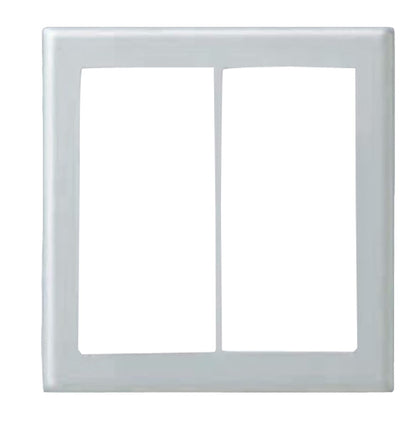 コスモシリーズワイド21 新金属スイッチプレート 2型 2連用 WTC9202