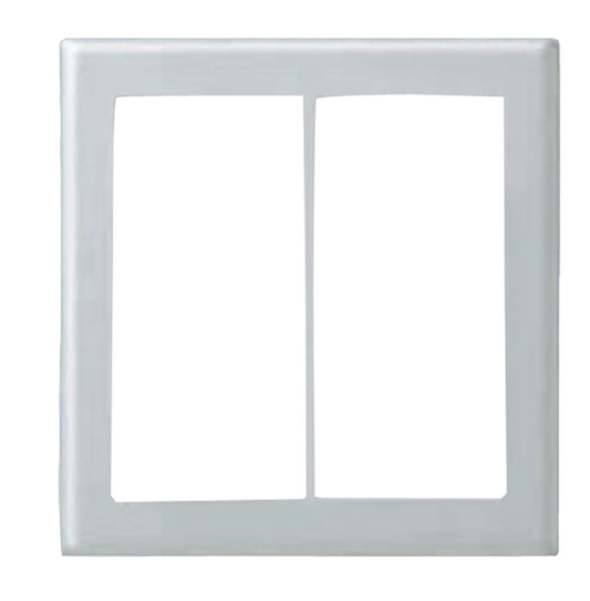 コスモシリーズワイド21 新金属スイッチプレート 2型 2連用 WTC9202