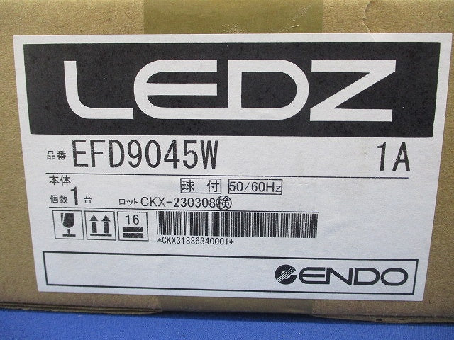 LED浅型ベースダウンライト(高気密SB形)3500K 白 φ100 電源内蔵 無線調光 拡散 EFD9045W