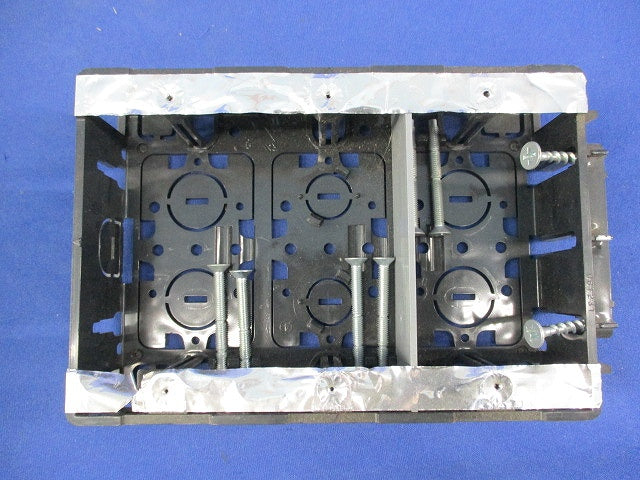 台付スライドボックス3ヶ用・セパレーター付(6個入)(破れ有) SB-3W