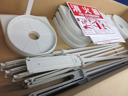 シグナルスタンド3表示板付(8個入) SGSECO3W