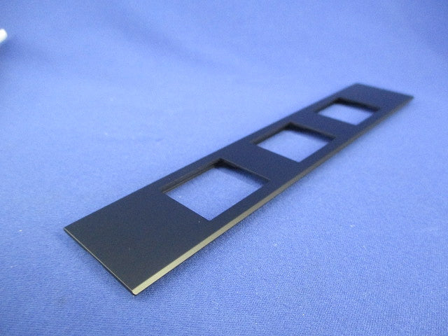 コンセントプレート(ブラック)(18個入) DMFH3-EA-BL