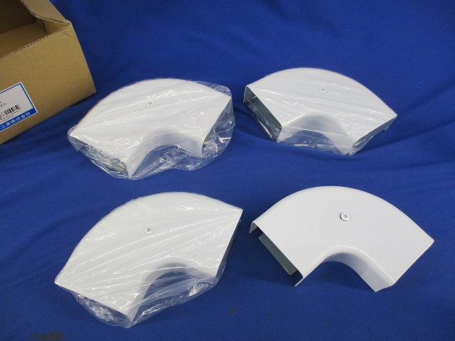 メタルモール フラットエルボC型(4個入)(白) C3032