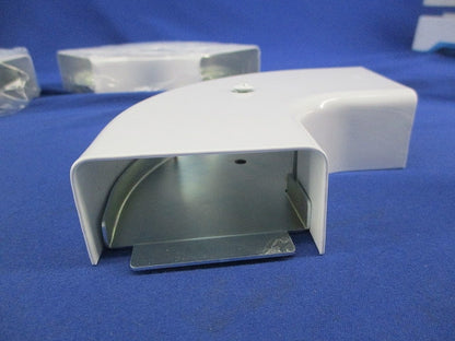 メタルモール フラットエルボC型(4個入)(白) C3032