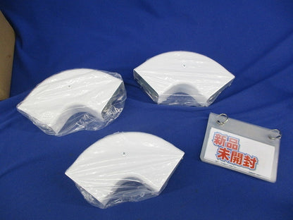 メタルモール フラットエルボC型(4個入)(白) C3032