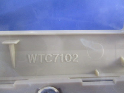 スイッチプレート2連用 ラウンド(ベージュ)(6個入) WTC7102F