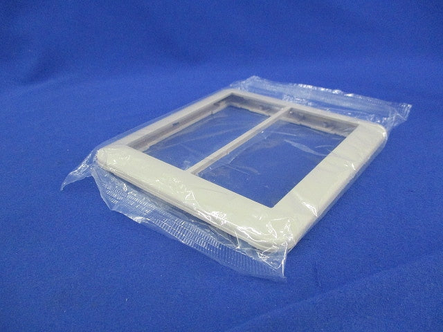 スイッチプレート2連用 ラウンド(ベージュ)(6個入) WTC7102F