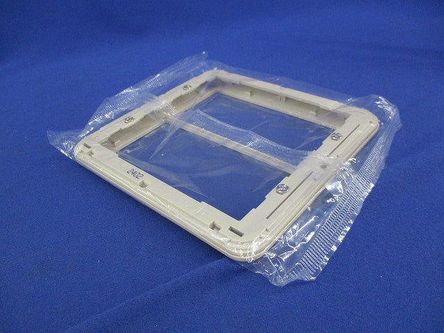 スイッチプレート2連用 ラウンド(ベージュ)(6個入) WTC7102F