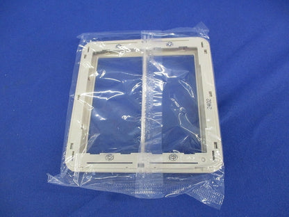 スイッチプレート2連用 ラウンド(ベージュ)(6個入) WTC7102F