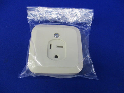 小型接地2P30A角型コンセント National WK3730