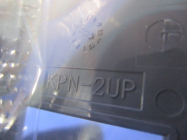 家具・機器用プレート(什器用)2口タイプ(10個入)(グレー)(新品未開封) NKPN-2UP