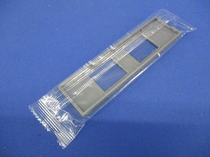 家具・機器用プレート(什器用)2口タイプ(10個入)(グレー)(新品未開封) NKPN-2UP