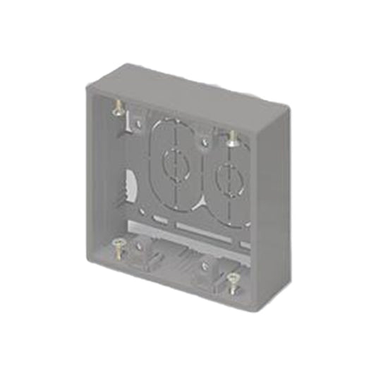 露出ボックス2個用浅型 グレー SFBA2