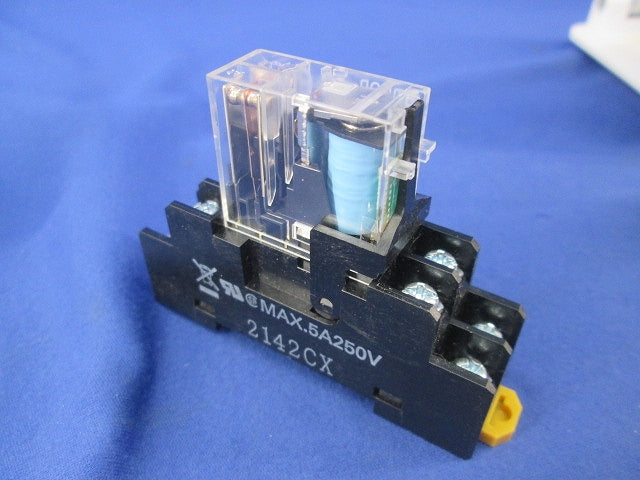 ミニパワーリレーソケットセット(2セット入)(キズ・汚れ有) G2R-2-SN+P2RF-08