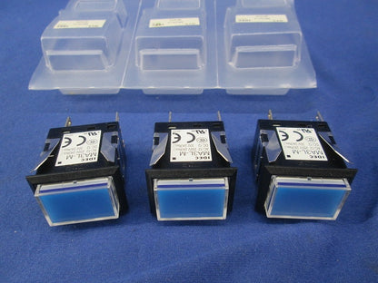 MAシリーズ 長角形照光押ボタンスイッチ(3個入) MA3L-M