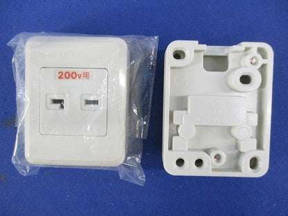 露出コンセント(2個入)キズ・汚れ有 WKS191