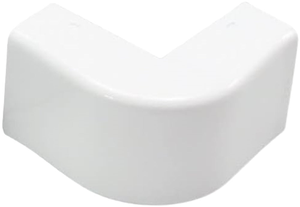 メタルモール 付属品 エクスターナルエルボ 後付け型 ホワイト C型 2個入 C30512-02