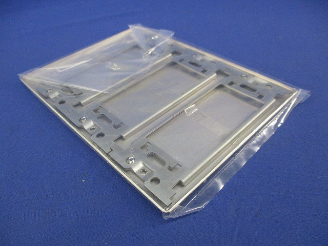 新金属カバープレート3連(取付枠付)(5枚入) WN7593