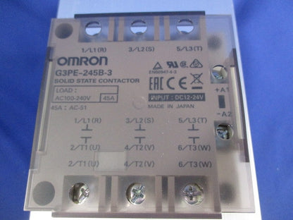 三相ヒータ用ソリッドステート・リレー(SSR) G3PE-245B-3