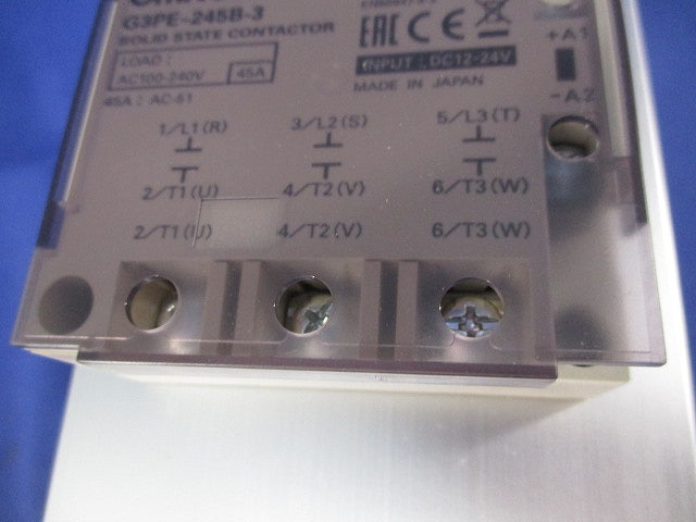 三相ヒータ用ソリッドステート・リレー(SSR) G3PE-245B-3