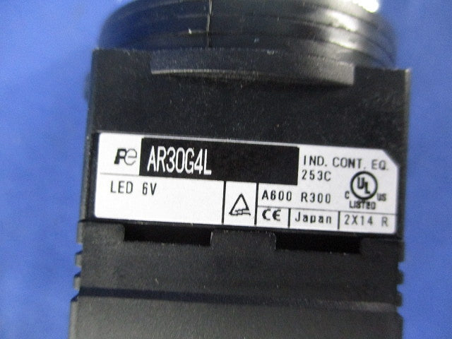 照光押しボタンスイッチ(φ30シリーズ)(グリーン) AR30G4L-10M3G