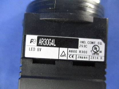 照光押しボタンスイッチ(φ30シリーズ)(グリーン) AR30G4L-10M3G