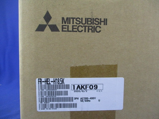 インバータ用オプション DCリアクトル(新品未開梱) FR-HEL-H18.5K