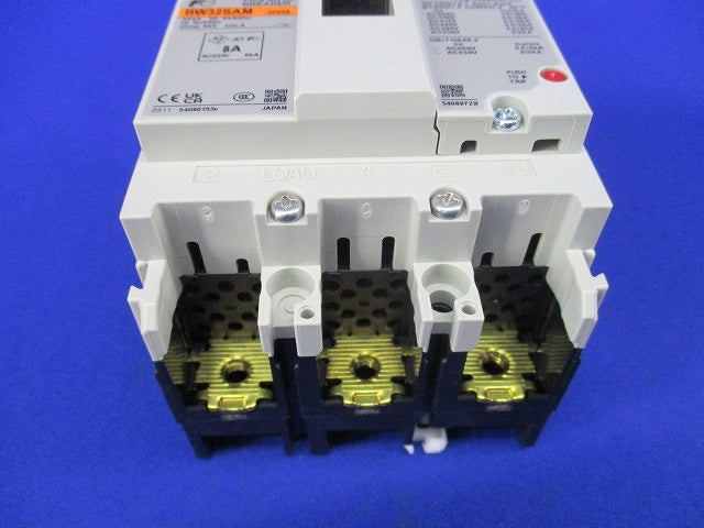 電動機保護用配線用遮断器3P8A BW32SAM-3P008