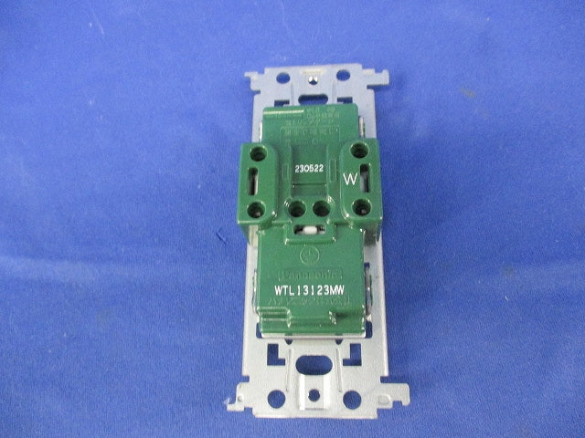 埋込接地ダブルコンセント(マットホワイト) WTL13123MW