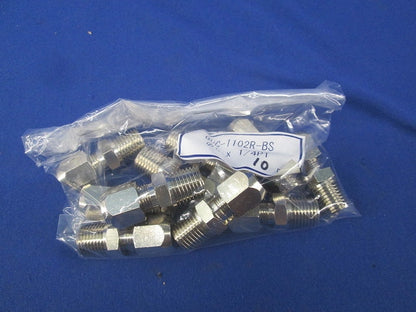 リング式銅管継手(計装用)ハーフユニオン(10個入) GUC-1102R-BS