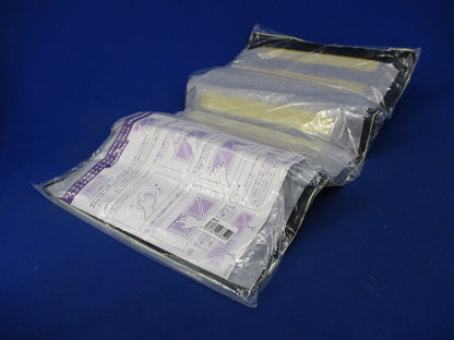 ストライプ反射クッション 黄／黒(反射)(新品未開封) 866-40