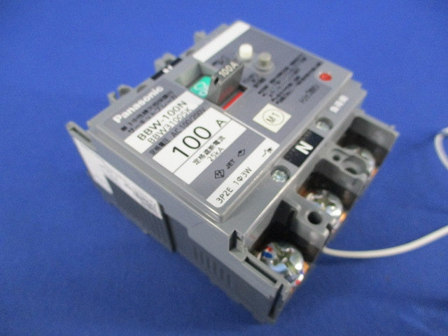 サーキットブレーカ3P2E100A(単三中性線欠相保護付) BBW-100N