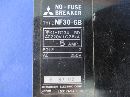 ノーヒューズ遮断器(ジャンク品) NF30-GB