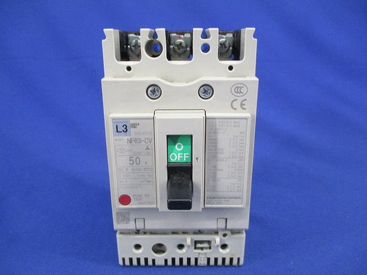 ノーヒューズブレーカ3P50A NF63-CV