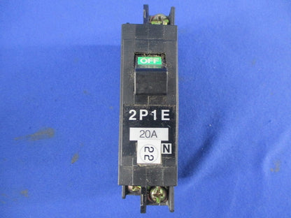 漏電遮断器2P1E20A BN-51