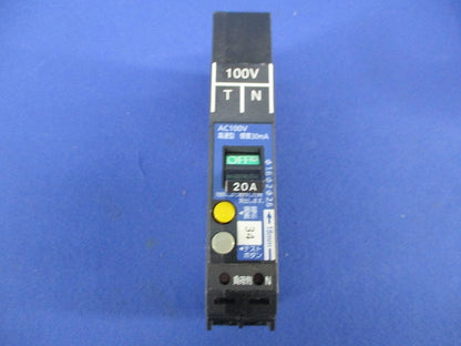 漏電ブレーカ2P20A BKFE-50P