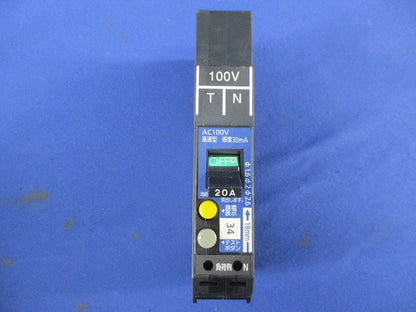 漏電ブレーカ2P20A BKFE-50P