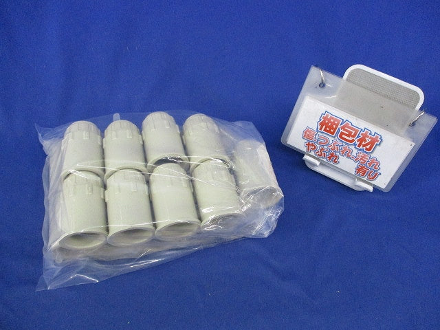 オネジ2号コネクタ(VE22管用)(19個入)(ベージュ)(キズ・汚れ有) B2K-22J