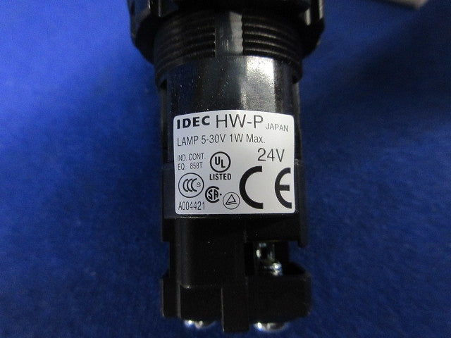 照光押ボタンスイッチ(丸形・平形・モメンタリ形・黄) HW1P-2Q4Y