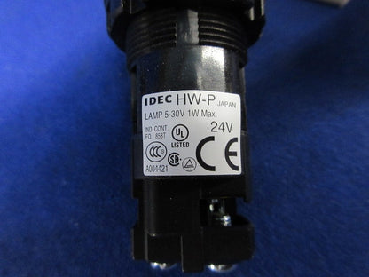 照光押ボタンスイッチ(丸形・平形・モメンタリ形・黄) HW1P-2Q4Y