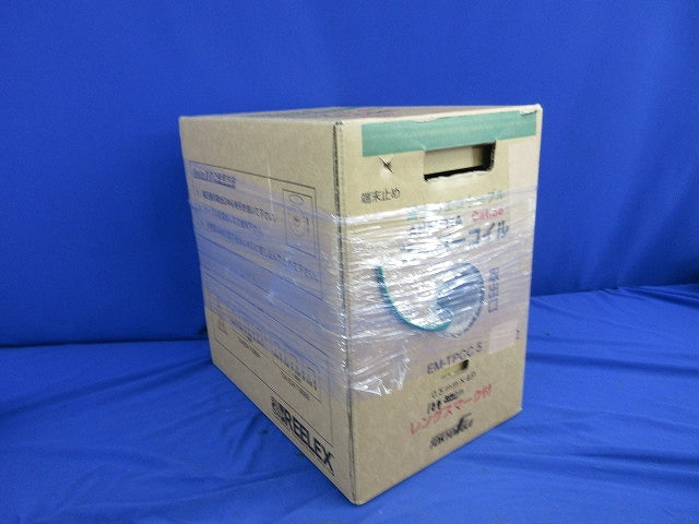 スーパーコイル0.5mm×4P(Cat.5e)(164m)(緑) EM-TPCC5