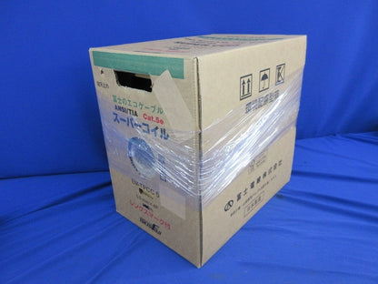 スーパーコイル0.5mm×4P(Cat.5e)(179m)(緑) EM-TPCC5