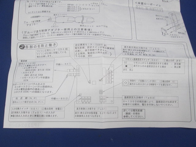グループ遠方制御アダプター(1セット入) KRP4A5