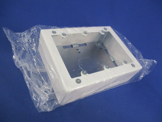 メタルモール3コ用スイッチボックス(新品未開封)(袋破れ有) DZB293W