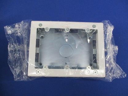 メタルモール3コ用スイッチボックス(新品未開封)(袋破れ有) DZB293W