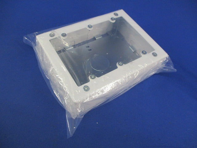 メタルモール3コ用スイッチボックス(新品未開封)(袋破れ有) DZB293W