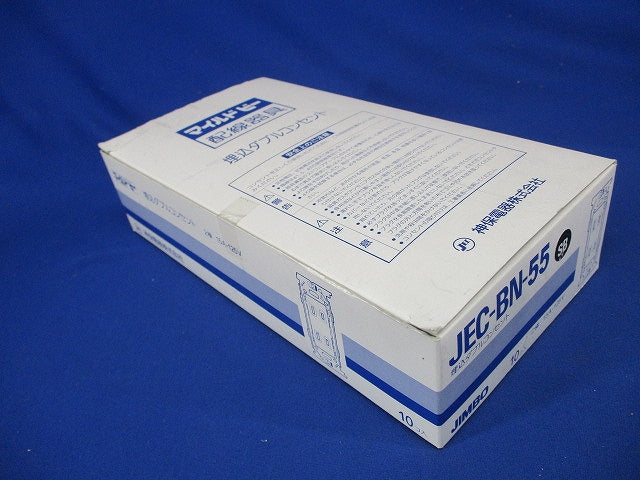 埋込ダブルコンセント金属枠 ソフトブラック 10個入 JEC-BN-55-SB-10