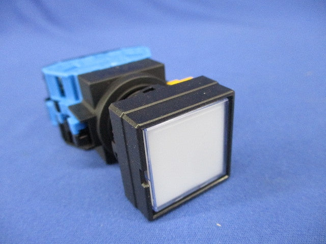 照光押ボタンスイッチ HWシリーズ φ22 角平/オルタネイト形 ピュアホワイト HW2L-A120Q4PW